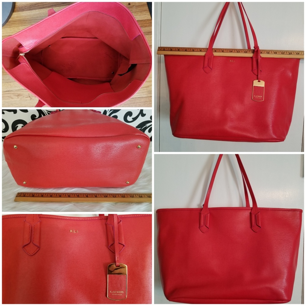 Ralph Lauren Red Tote